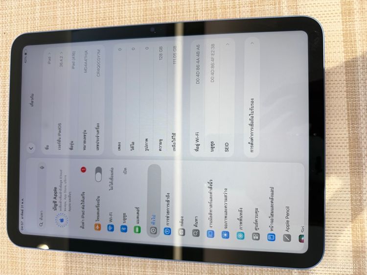 I pad gen11 Wi-Fi 128 มีรอยรูปสุดท้าย รูปที่ 6