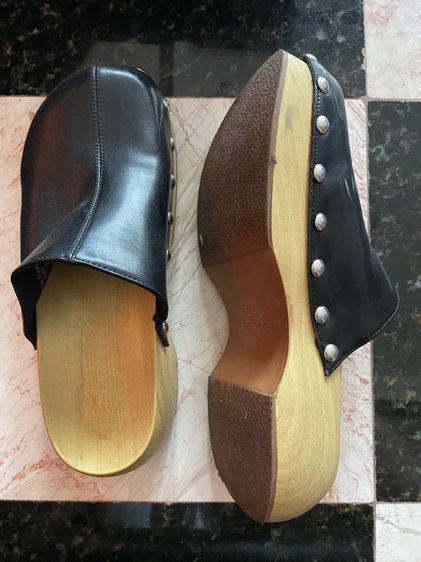 รองเท้าฮิปปี้ พื้นไม้ Zara 