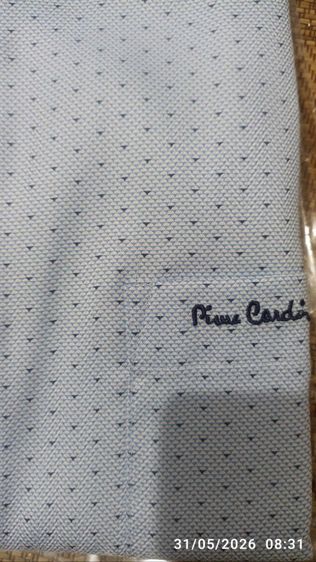 เสื้อเชิ้ตแขนยาว ของใหม่ Pierre Cardin ปีแอร์ การ์แดง มีกระเป๋าที่อกซ้าย Regular Fit size M 33 รูปที่ 5