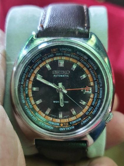 Seiko World Time 6117-6400 หาไม่ค่อยได้สภาพดี เดินได้ปกติ ใช้งานได้ดีเลยจ้า
