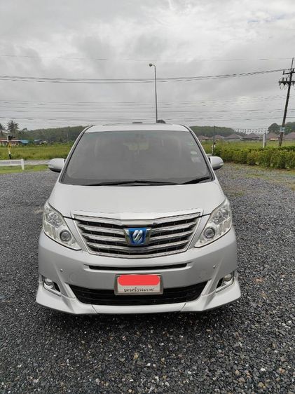 Toyota Alphard 2014 2.4 Hybrid E-Four 4WD Van ไฮบริด ไม่ติดแก๊ส เกียร์อัตโนมัติ บรอนซ์เงิน รูปที่ 4