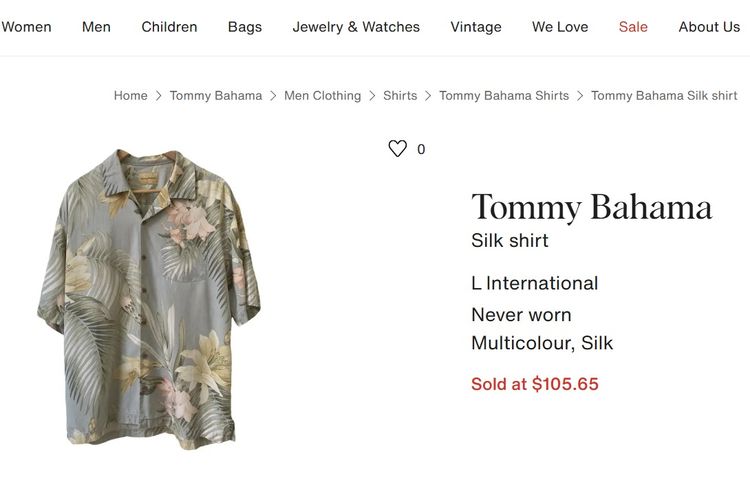 เสื้อ hawaii TOMMY BAHAMA (MADE IN USA) รูปที่ 9