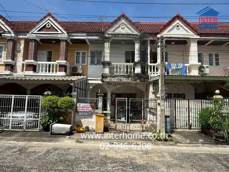 ทาวน์เฮ้าส์ 2 ชั้น 18.3 ตร.ว. หมู่บ้านภัชธีญา โครงการ1 ท่าอิฐ รัตนาธิเบศร์ ซอยบางรักน้อย ซอย1-10 ถนนรัตนาธิเบศร์ ถนนราชพฤกษ์ เมืองนนทบุรี 