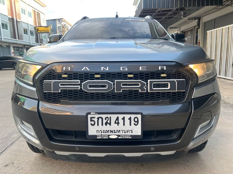 Ford Ranger 2016 3.2 Wildtrak 4WD Pickup ดีเซล เกียร์อัตโนมัติ เทา รูปที่ 2