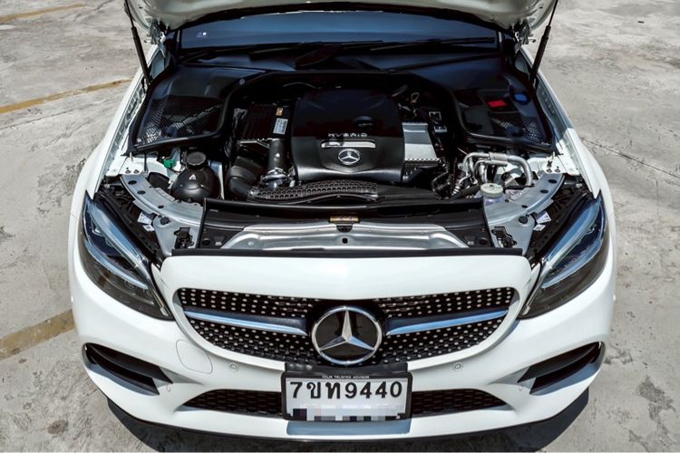 Mercedes-Benz C-Class 2021 C300 Sedan เบนซิน ไม่ติดแก๊ส เกียร์อัตโนมัติ ขาว รูปที่ 4