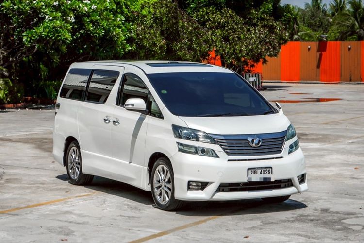 Toyota Vellfire 2012 2.4 V Van เบนซิน ไม่ติดแก๊ส เกียร์อัตโนมัติ ขาว รูปที่ 2