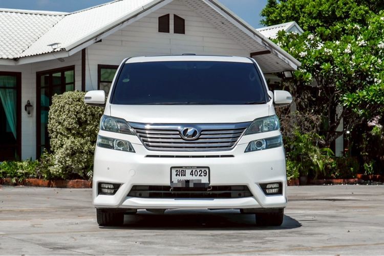 Toyota Vellfire 2012 2.4 V Van เบนซิน ไม่ติดแก๊ส เกียร์อัตโนมัติ ขาว รูปที่ 4