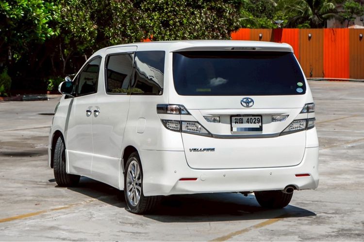 Toyota Vellfire 2012 2.4 V Van เบนซิน ไม่ติดแก๊ส เกียร์อัตโนมัติ ขาว รูปที่ 3