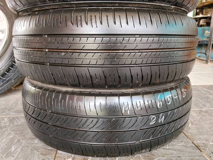 แม็กนิสสันป้ายแดง ขอบ15 พร้อมยางดันลอป 195 65 15 ปี24 ยางสวยทุกเส้น ใส่อัลเมร่า รูปที่ 13