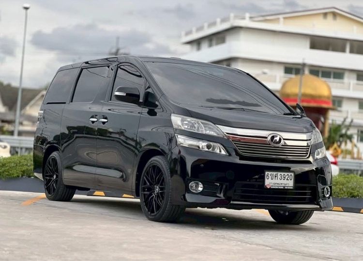 Toyota Vellfire 2012 2.4 V Utility-car เบนซิน ไม่ติดแก๊ส เกียร์อัตโนมัติ ดำ รูปที่ 3
