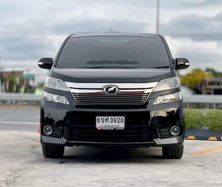 Toyota Vellfire 2012 2.4 V Utility-car เบนซิน ไม่ติดแก๊ส เกียร์อัตโนมัติ ดำ รูปที่ 2