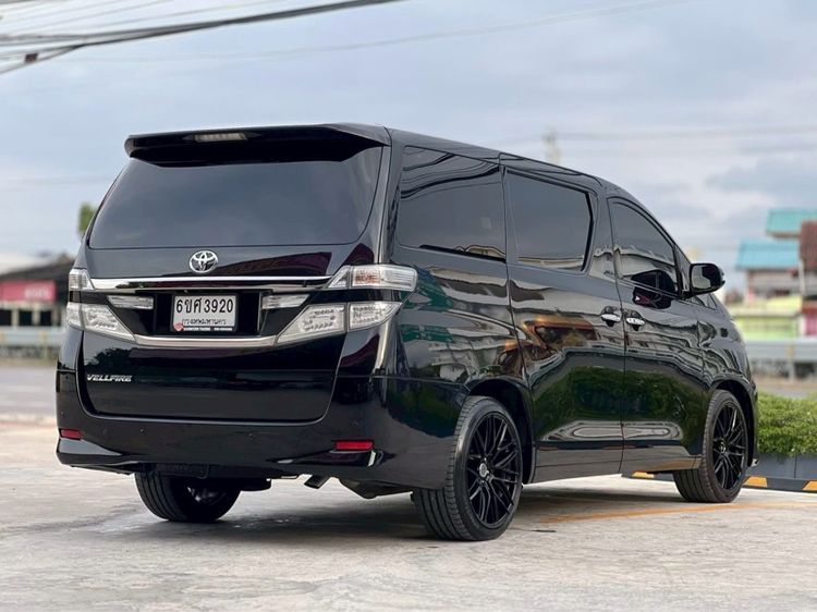 Toyota Vellfire 2012 2.4 V Utility-car เบนซิน ไม่ติดแก๊ส เกียร์อัตโนมัติ ดำ รูปที่ 4