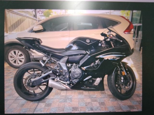Yamaha 2023 R7 สีดำ รถเดิมๆไมล์น้อย  มือเดียว