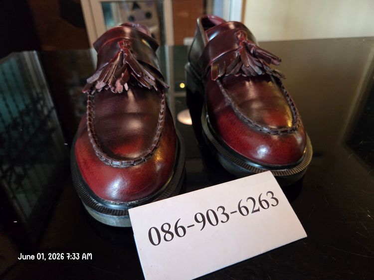 รองเท้า Dr.martens adrian สี Burgundy สวยไร้ตำหนิ