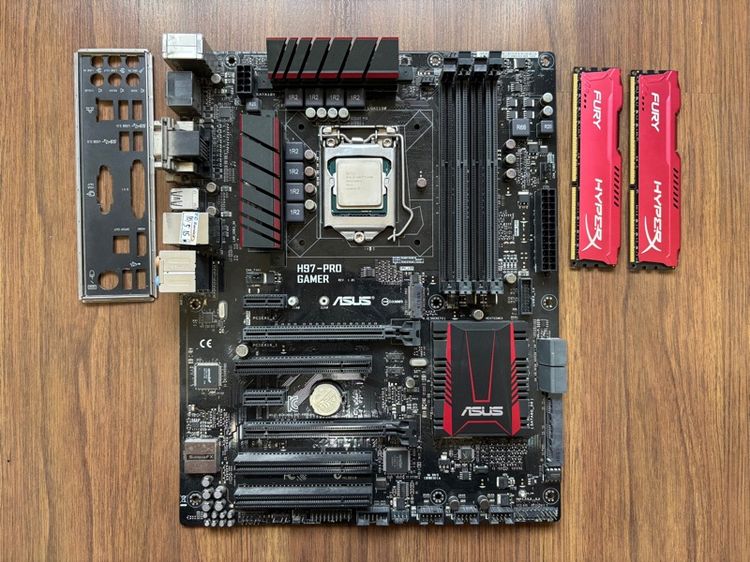 CPU i7-4790k และ Asus h97-pro gamer RAM DDR3 16Gb 8x2
