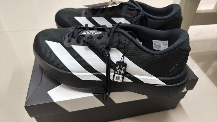 ￼adidas Adizero Evo SL Black White มือสอง ขนาด 43.5 สภาพดี