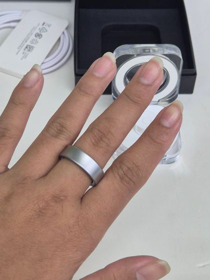 Samsung Galaxy Ring ไซส์ 9 ครบกล่อง แท่นชาร์จใส สายชาร์จ Type-C สภาพสวย พร้อมใช้งาน รูปที่ 13