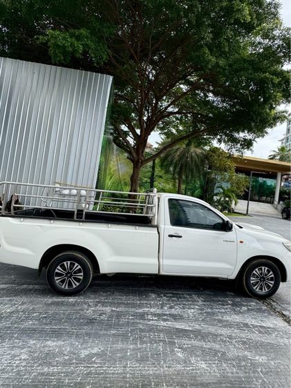 Toyota Hilux Vigo 2013 2.5 Single J Pickup ดีเซล ไม่ติดแก๊ส เกียร์ธรรมดา ขาว รูปที่ 2