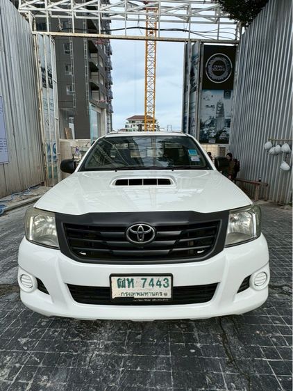 รถ Toyota Hilux Vigo 2.5 Single J สี ขาว