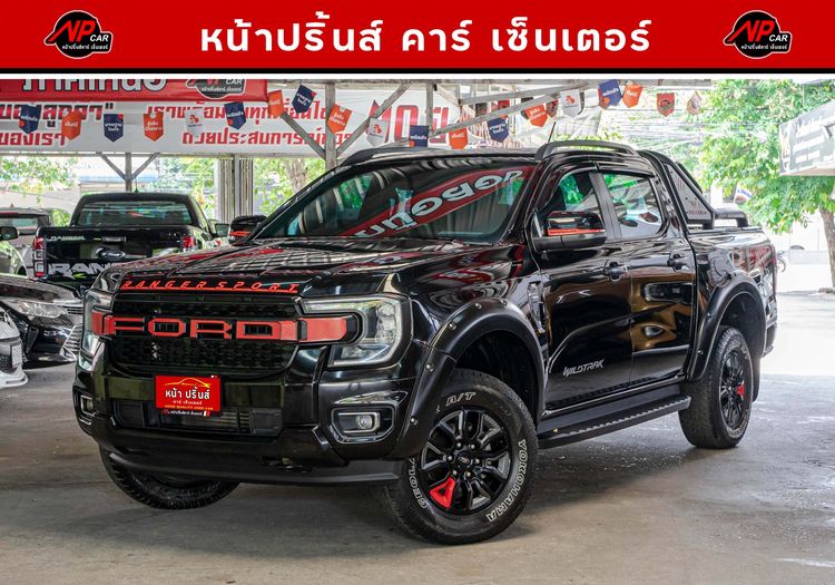 Ford Ranger 2022 2.0 Turbo Hi-Rider XLT Pickup ดีเซล ไม่ติดแก๊ส เกียร์อัตโนมัติ ดำ