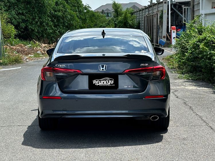 Honda Civic 2022 2.0 eHEV RS Sedan ไฮบริด ไม่ติดแก๊ส เกียร์อัตโนมัติ เทา รูปที่ 4