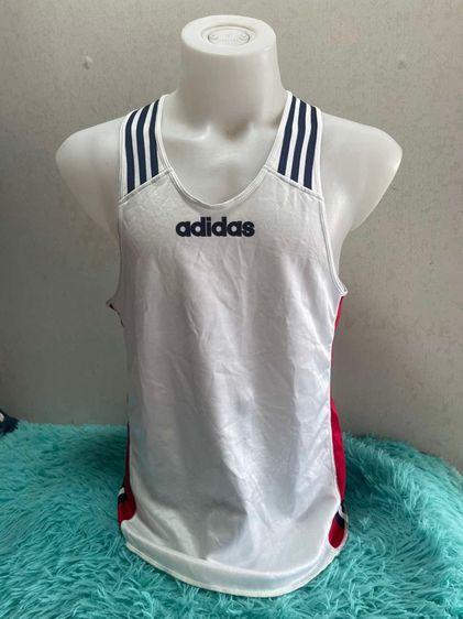 ขาว อื่นๆ ไม่มีแขน อื่นๆ อื่นๆ เสื้อกล้าม ADIDAS made in JAPAN แท้ 💯 size วัดจริงขนาด อก 20 ยาว 27 นิ้ว สภาพดีมาก ดีเทลสวย เนื้อผ้านิ่มมาก หายากน่าสะสมครับ