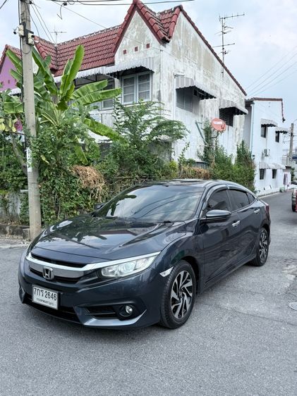 Honda Civic 2018 1.8 EL i-VTEC Sedan เบนซิน ไม่ติดแก๊ส เกียร์อัตโนมัติ น้ำเงิน รูปที่ 2