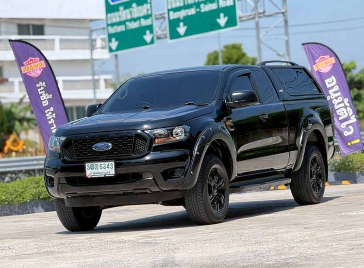 รถ Ford Ranger 2.2 Hi-Rider XL Plus Sport สี ดำ