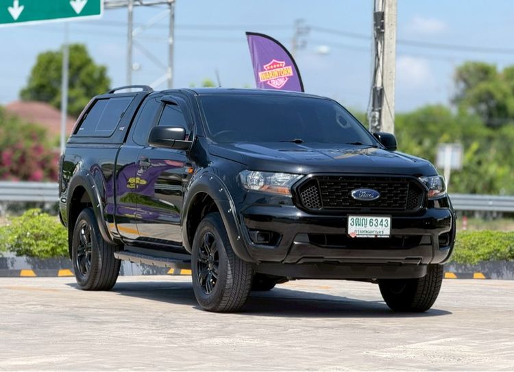 Ford Ranger 2021 2.2 Hi-Rider XL Plus Sport Pickup ดีเซล ไม่ติดแก๊ส เกียร์ธรรมดา ดำ รูปที่ 3