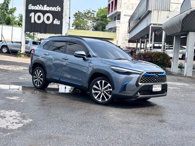 รถ Toyota Corolla Cross 1.8 Hybrid Premium Safety สี เทา