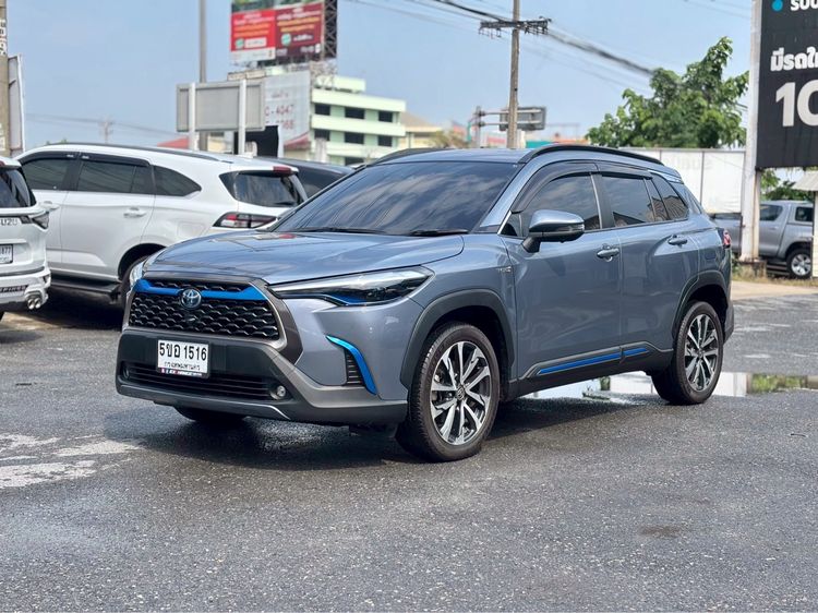 Toyota Corolla Cross 2020 1.8 Hybrid Premium Safety Utility-car ไฮบริด ไม่ติดแก๊ส เกียร์อัตโนมัติ เทา รูปที่ 3