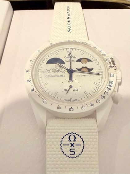  นาฬิกา Omega x Swatch Bioceramic MoonSwatch Mission to Earthphase Moonshine Gold  รูปที่ 7
