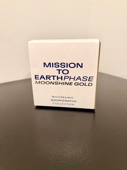  นาฬิกา Omega x Swatch Bioceramic MoonSwatch Mission to Earthphase Moonshine Gold 