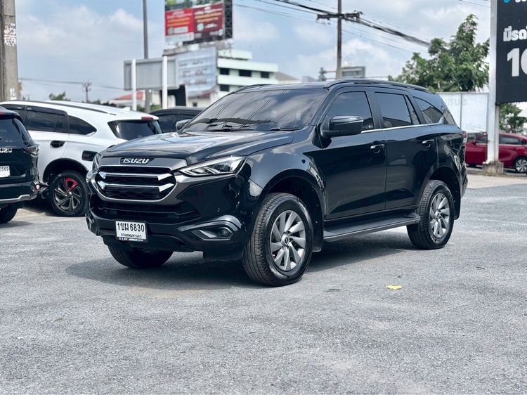 Isuzu MU-X 2021 1.9 Elegant 2WD Utility-car ดีเซล ไม่ติดแก๊ส เกียร์อัตโนมัติ ดำ รูปที่ 3