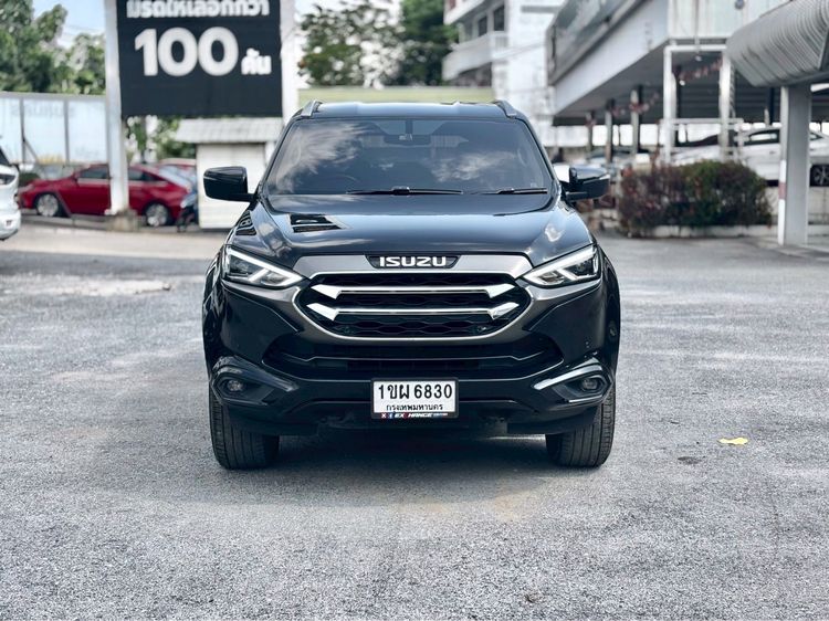Isuzu MU-X 2021 1.9 Elegant 2WD Utility-car ดีเซล ไม่ติดแก๊ส เกียร์อัตโนมัติ ดำ รูปที่ 2