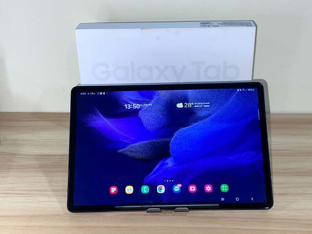 Samsung 64 GB Galaxy Tab S7 FE (ใส่ซิม) สีดำ ใช้งานน้อย พร้อม S Pen
