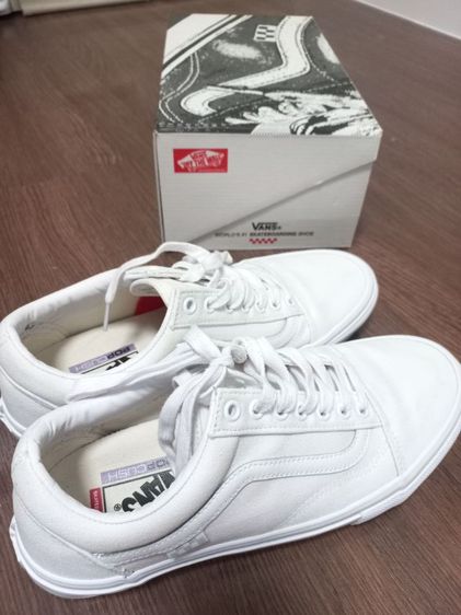 รองเท้าผ้าใบ รุ่น Vans Skate Old Skool สี True White หรือ รุ่นโปร รุ่นสเก็ต มือสอง สภาพสวย ดูดี พร้อมส่งฟรี รูปที่ 2