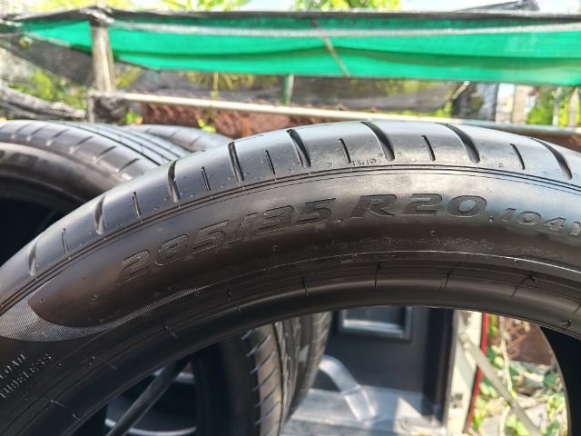ยาง PIRELLI  P ZEROล้อหน้าขนาด 255 40 20 ล้อหลังขนาด 285 35 20ยางติดรถBENZ S580 W223 มาตอนป้ายแดงใช้งานไป 12,000 KM. สภาพใหม่ดอกเต็มไม่เคยปะ รูปที่ 5