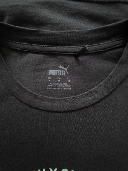 เสื้อยืดผู้ชาย PUMA BASICS สีดํา สภาพใหม่ รูปที่ 3
