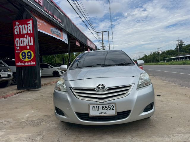 Toyota Vios 2010 1.5 E Sedan เบนซิน ไม่ติดแก๊ส เกียร์อัตโนมัติ เทา รูปที่ 4
