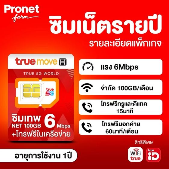 ซิมทรูรายปี