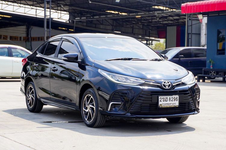 Toyota Yaris ATIV 2022 1.2 Sport Sedan เบนซิน ไม่ติดแก๊ส เกียร์อัตโนมัติ ดำ รูปที่ 3