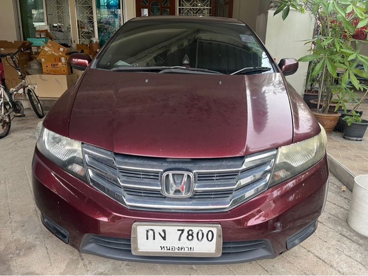รถ Honda City 1.5 S CNG สี แดง