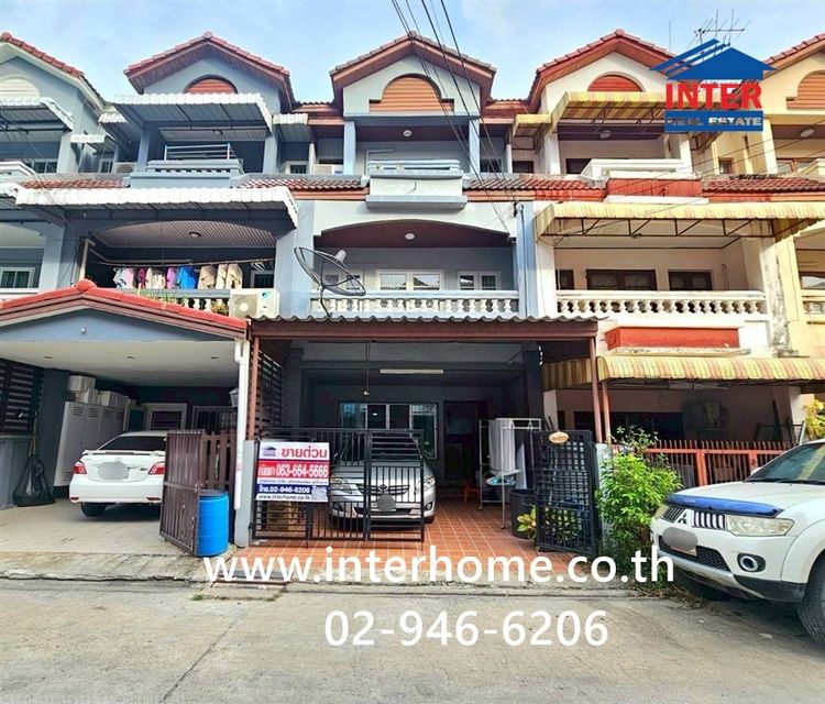 ทาวน์โฮม 3 ชั้น 25.5 ตร.ว หมู่บ้านเพลินวิภา รามอินทรา40 ใกล้รถไฟฟ้าสายสีชมพู สถานีรามอินทรา กม.6 ซอยรามอินทรา40 แยก33-5 ถนนรามอินทรา 