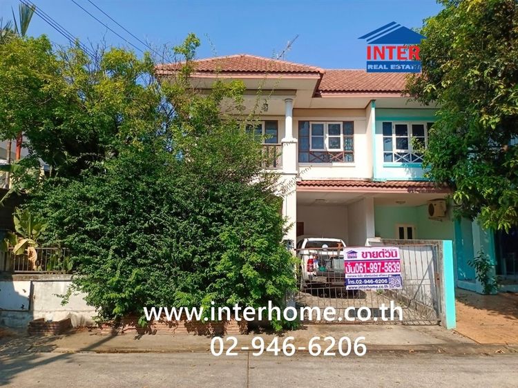 บ้านเเฝด 2 ชั้น 35.3 ตร.ว. หมู่บ้านสุภาวัลย์ ซอยหทัยราษฎร์6 ถนนรามอินทรา ถนนหทัยราษฎร์ เขตคลองสามวา กรุงเทพมหานคร