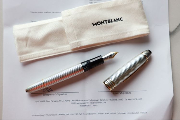 Montblanc Solitaire 146 Sterling Silver Fountain Pen รูปที่ 2