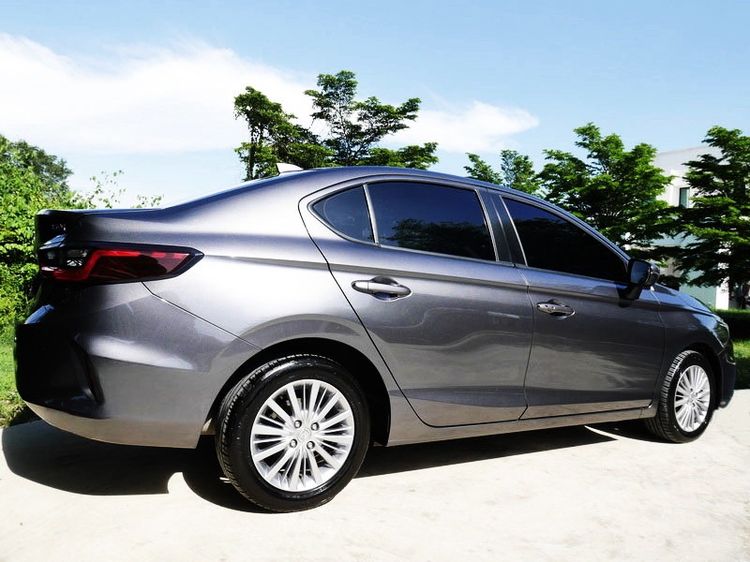 Honda City 2021 1.0 V Sedan เบนซิน ไม่ติดแก๊ส เกียร์อัตโนมัติ เทา รูปที่ 4