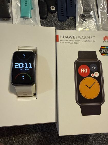 ไทเทเนียม ดำ Huawei watch fit