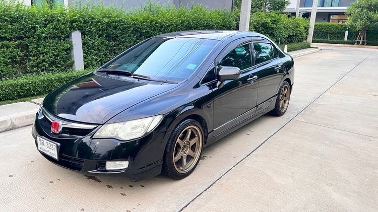 Honda Civic 2007 1.8 S i-VTEC Sedan เบนซิน ไม่ติดแก๊ส เกียร์อัตโนมัติ ดำ