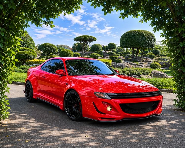 รถ Toyota Celica 2.2 สี แดง